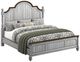 Flexsteel® Plymouth® Distressed Graywash King Panel Bed-0