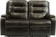 Flexsteel® Arlo Black Power Reclining Loveseat with Power Headrests and Lumbar-0