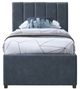 Meridian Furniture Hudson Navy Twin Upholstered Trundle Bed-1