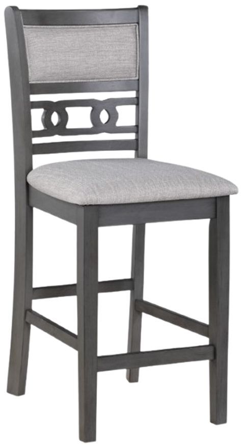 American Wholesale Furniture Gia 3-Piece Gray Counter Height Table Set-2