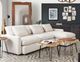 Diamond Sofa® Arcadia 2-Piece Cream Reversible Chaise Sectional Set-1