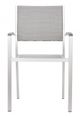 Zuo® Cosmopolitan Silver Arm Chair-2