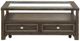 Homelegance® Auburn Glass Top Cocktail Table with Brown Cherry Base -2
