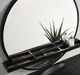 Coaster® Arini Black Vanity Wall Mirror with Shelf-2