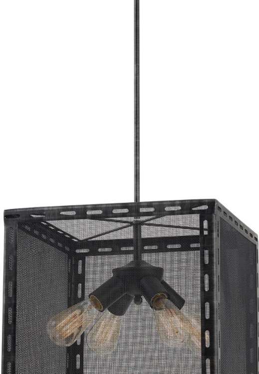 Cal® Lighting & Accessories Evanston Black Iron Chandelier-1