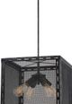Cal® Lighting & Accessories Evanston Black Iron Chandelier-1