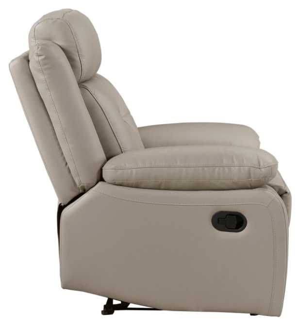 Homelegance® Laconia Latte Manual Recliner-3