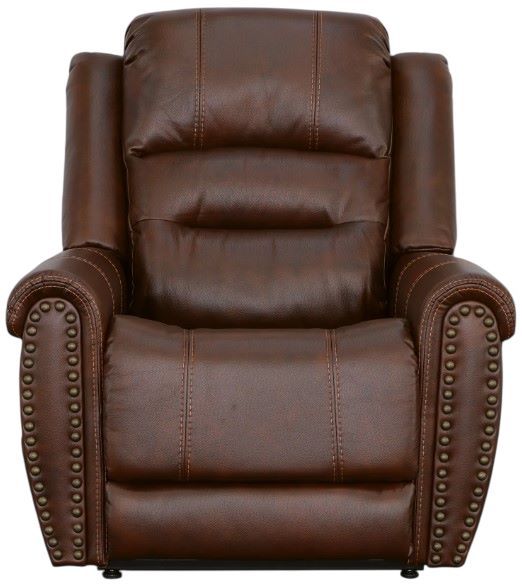 Flexsteel® Oscar Pumpernickel Power Lift Recliner with Right-Hand Control and Power Headrest-1