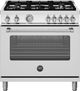 Bertazzoni Master Series 36" Fingerprint Resistant Stainless Steel Pro Style Gas Range-0