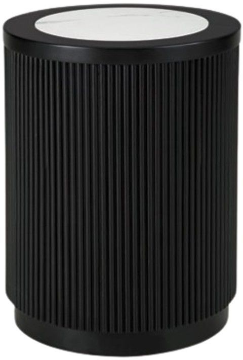 Signature Design by Ashley® Grayman Black Round End Table-0