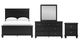 Signature Design by Ashley® Lanolee 4-Piece Black Full Panel Bedroom Set-0