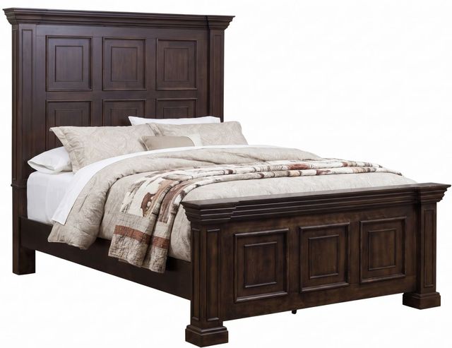 Liberty Furniture Big Valley 5-Piece Brownstone Queen Panel Bedroom Set-1
