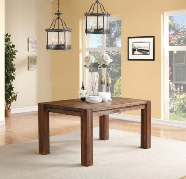 Modus Furniture Meadow Brick Brown Dining Table-1