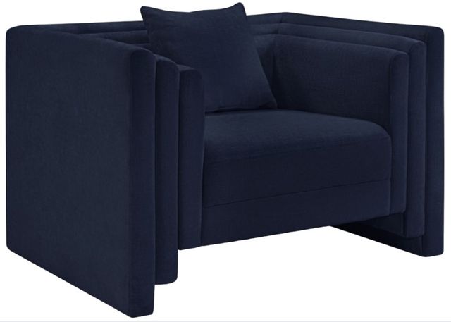 Meridian Furniture Everett Navy Chair-0