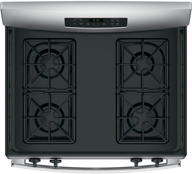GE® 30" Stainless Steel Freestanding Gas Range-3