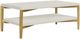 Bernards Indigo Beige/White Cocktail Table-0