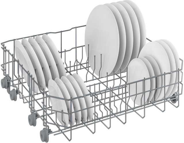 Beko 24" White Front Control Built In Dishwasher-3