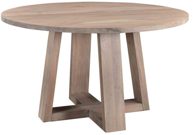 Moe's Home Collection Tanya Light Grey Round Dining Table-1