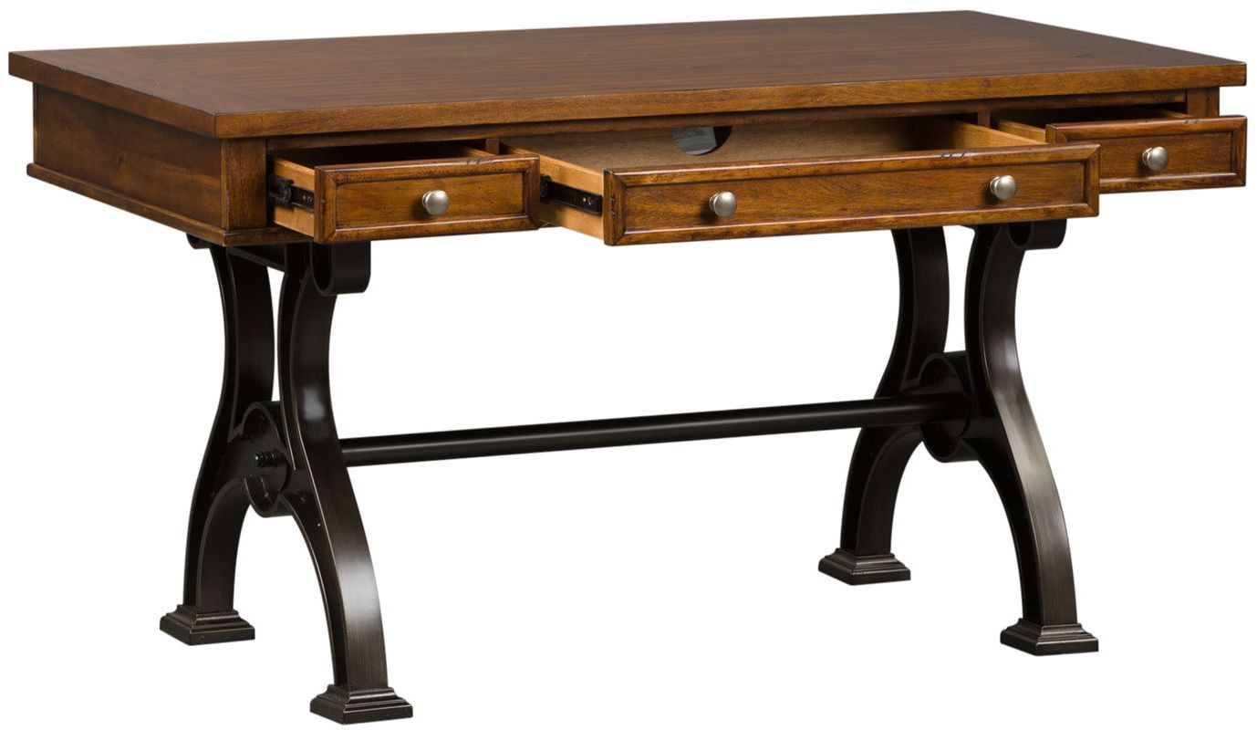 Liberty Furniture Arlington House Cobblestone Brown Writing Desk Watson s Furniture Flooring and Appliance