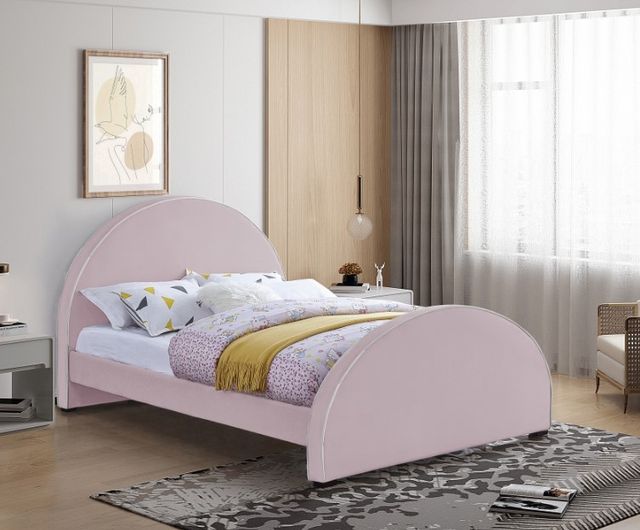 Meridian Furniture Brody Pink Full Bed-2