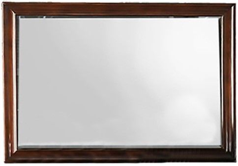 Mazin Furniture Milton Brown Cherry Mirror-0
