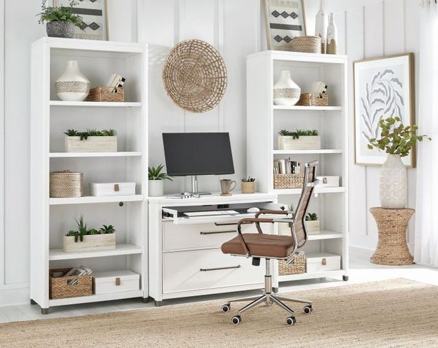 aspenhome® Norah Simply White Workstation Combo File-1