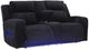 Signature Design by Ashley® TwinBrooke Black Power Reclining Loveseat with Console and Adjustable Headrest-2
