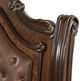 New Classic® Home Furnishings Bella Notte Mahogany Brown Queen Upholstered Sleigh Bed-5
