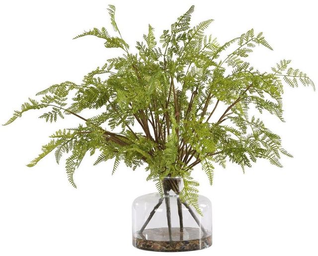 Uttermost® Woodland Fern Clear/Green Centerpiece-2