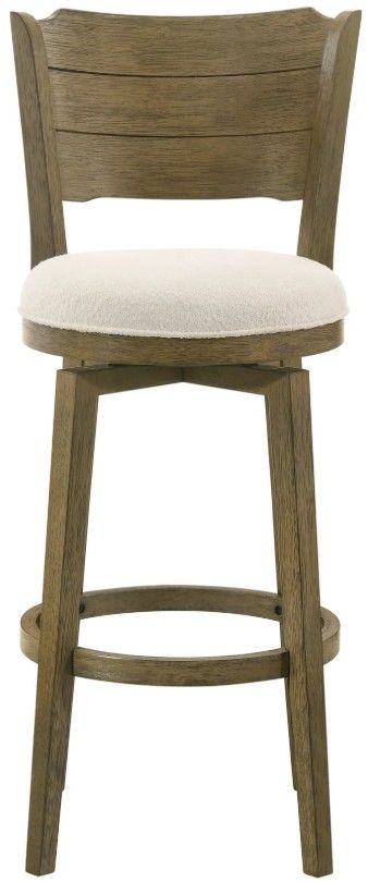 Armen Living Winsley 3-Piece Putty Brown/White Barstool Set-2