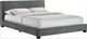 Elements International Brookhaven Gray Full Upholstered Panel Bed-0