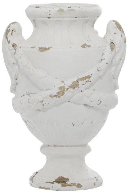 Deco Marche Distressed White Vase-0