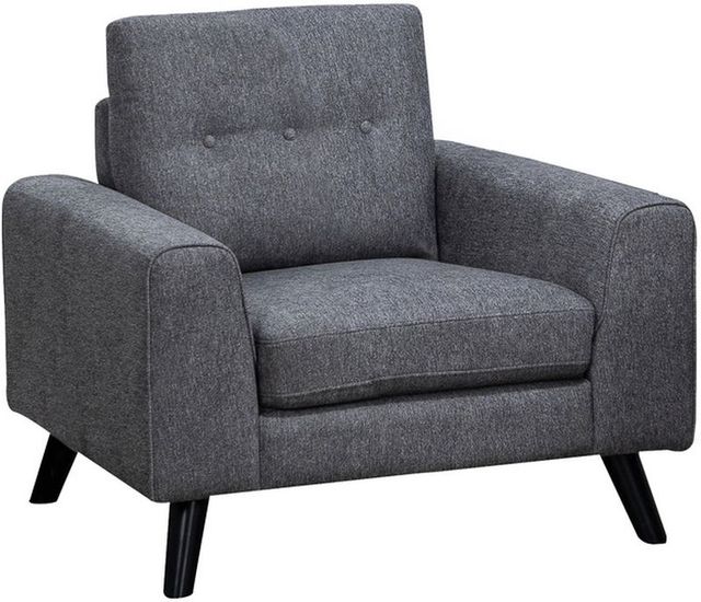 Mazin Furniture Evelyn Grey Upholstered Accent Chair-0