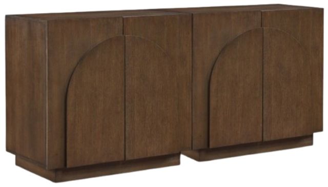 Meridian Furniture Navona 2-Piece Brown Walnut Sideboard Set-0