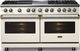 Viking® 5 Series 60" Pure White Pro Style Dual Fuel (NG) Range with Brushed Brass Trim-4