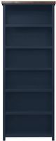 Legends Home Nantucket Blue Denim/Whiskey 34" Bookcase-0