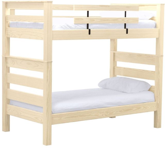 Crate Designs™ Furniture TimberFrame Unfinished Twin XL/Twin XL Bunk Bed-0
