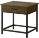 Coaster® Byers 3-Piece Brown Oak Occasional Table with Sandy Black Base Set-2