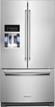 Réfrigérateur à portes françaises de 36 po KitchenAid® de 26,8 pi³ - Acier inoxydable résistant aux traces de doigts-0
