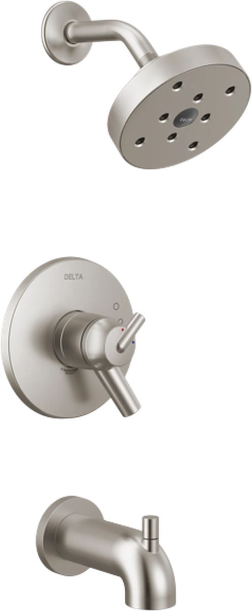 Delta Trinsic® Monitor® 17 Series H2Okinetic® Stainless Tub and Shower Trim-0