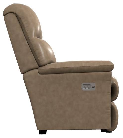 La-Z-Boy® Reed Beige Leather Power Wall Recliner with Headrest and Lumbar-2