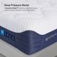 BEDGEAR® H4 Performance® 12" Hybrid Medium Firm Pillow Top Split Head California King Mattress in a Box-4