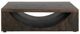 International Furniture Direct Dark Mezquite Black Cocktail Table-2