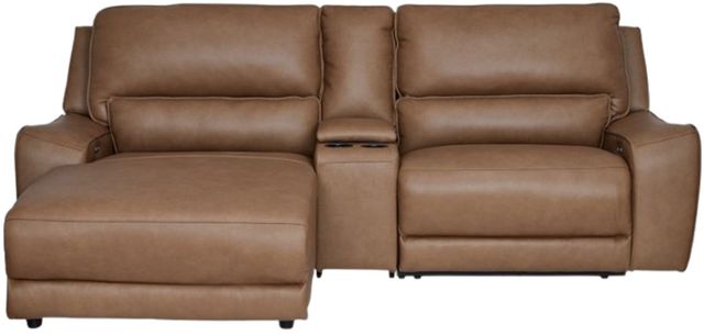 Signature Design by Ashley® Silverbrooke 3-Piece Caramel Left-Arm Facing Power Reclining Sectional and Chaise-0
