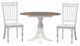Liberty Furniture Magnolia Manor 3-Piece Antique White/Weathered Bark Optional Drop Leaf Dining Set-0