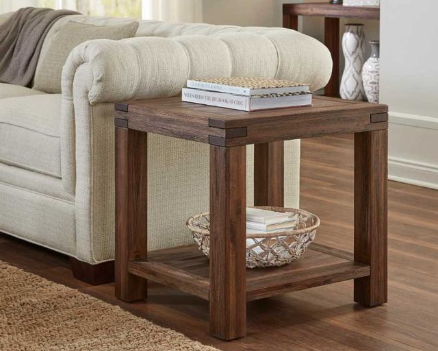Modus Furniture Meadow Brick Brown Side Table-1