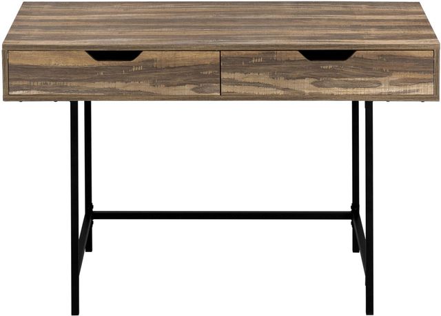 Monarch Specialties Inc. Black/Brown Computer Desk-1