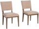 Classic Home Arima 2-Piece Wheat Husk Dining Chair Set-0
