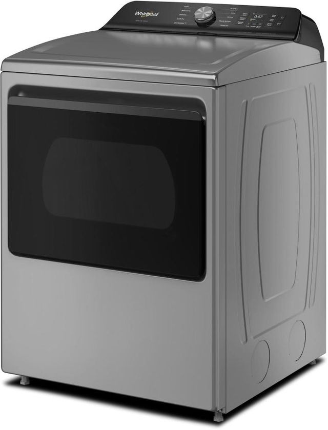 Whirlpool® 7.5 Cu. Ft. Radiant Silver Smart Electric Dryer with Steam Iron and AI Dry-3