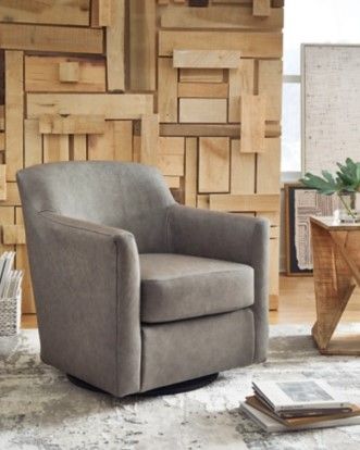 Signature Design by Ashley® Bradney Fossil Swivel Accent Chair-4